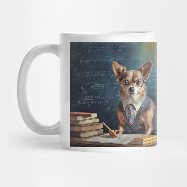 Chihuahua Dog Teacher Professor School by candiscamera